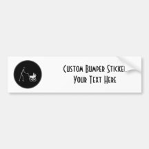 X-Ray Skeleton Mom & Baby - Original B&W Bumper Stickers