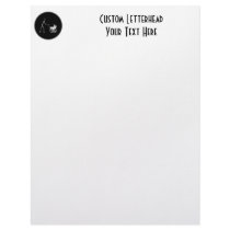 X-Ray Skeleton Mom & Baby - Original B&W Letterhead Template