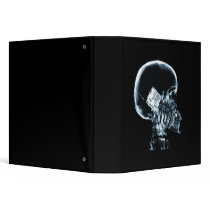 X-RAY SKELETON ON PHONE - BLUE BINDERS