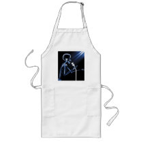 X-RAY SKELETON SINGING ON RETRO MIC - BLUE APRON