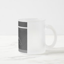 X-RAY SKELETON SOCCER GOALIE B&W COFFEE MUGS