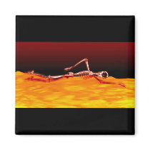 X-Ray Skeleton Swimming in Lake of Fire magnets by VoXeeD X-Ray Skeleton Swimming in Lake of Fire magnets