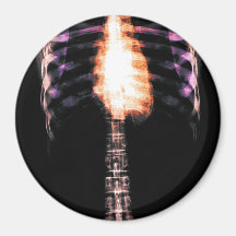 X-RAY SKELETON TORSO RIBS ORIGINAL FRIDGE MAGNETS