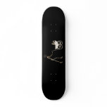 X-RAY SKELETON WOMAN &amp; BABY CARRIAGE - SEPIA SKATEBOARDS