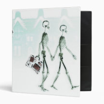 X-Ray Skeletons Afternoon Stroll Binder