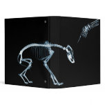 X-Ray Skeletons Blue Bad Dog Binder