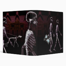 X-Ray Skeletons Midnight Stroll Binder