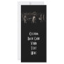X-Ray Skeletons Midnight Stroll Black Sepia Custom Rack Cards