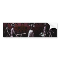 X-Ray Skeletons Midnight Stroll Bumper Sticker