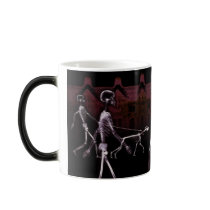 X-Ray Skeletons Midnight Stroll Coffee / Beer Mugs by VoXeeD X-Ray Skeletons Midnight Stroll Coffee / Beer Mugs