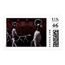 X-Ray Skeletons Midnight Stroll postage by VoXeeD X-Ray Skeletons Midnight Stroll postage