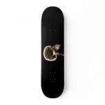 X-RAY SKULL BRAIN - ORANGE CUSTOM SKATE BOARD