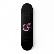 X-RAY SKULL BRAIN - PINK CUSTOM SKATEBOARD