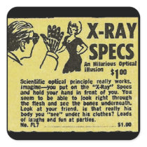 X-Ray Specs! See through clothes (kind of) Sticker