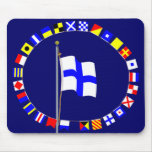 X-ray Stop Your Intention Nautical Signal Flag mousepads