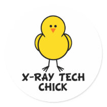 X-Ray Tech Chick stickers by chicktshirts8 X-Ray Tech Chick stickers