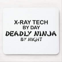 X-Ray Tech Deadly Ninja Mouse Mats