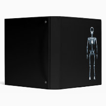 X-Ray Vision Blue Single Skeleton Binders