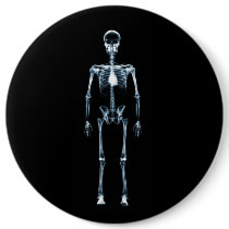 X-Ray Vision Blue Single Skeleton buttons