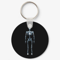 X-Ray Vision Blue Single Skeleton keychains by VoXeeD X-Ray Vision Blue Single Skeleton keychains