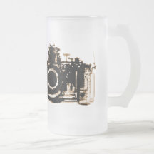 X-RAY VISION CAMERA BLACK SEPIA MUG