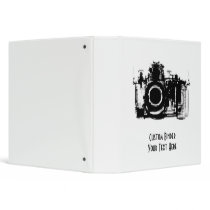 X-RAY VISION CAMERA - BLACK & WHITE 3 RING BINDER