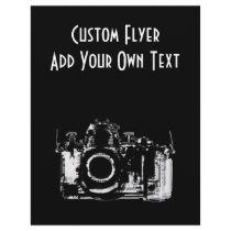 X-RAY VISION CAMERA - BLACK & WHITE FLYER DESIGN