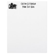 X-RAY VISION CAMERA - BLACK & WHITE CUSTOM LETTERHEAD