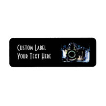 X-RAY VISION CAMERA - ORIGINAL BLUE RETURN ADDRESS LABELS