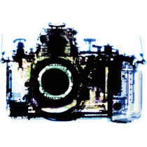 X-RAY VISION CAMERA - ORIGINAL BLUE PHOTO SCULPTURE