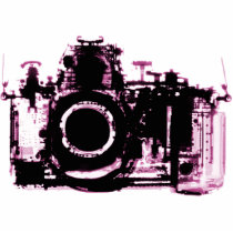 X-RAY VISION CAMERA - PINK ACRYLIC CUT OUT
