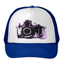 X-RAY VISION CAMERA - PURPLE MESH HAT