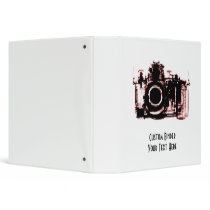 X-RAY VISION CAMERA - RED 3 RING BINDERS