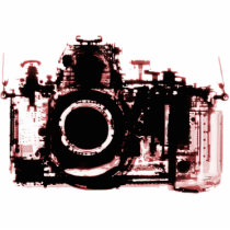 X-RAY VISION CAMERA - RED PHOTO SCULPTURES