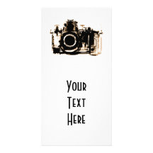 X-RAY VISION CAMERA - SEPIA PERSONALIZED PHOTO CARD