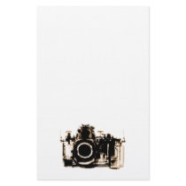 X-RAY VISION CAMERA - SEPIA CUSTOMIZED STATIONERY