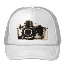 X-RAY VISION CAMERA - SEPIA TRUCKER HAT
