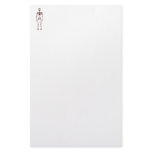 X-Ray Vision Single Skeleton White Red stationery