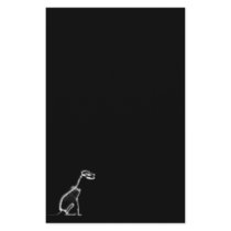 X-RAY VISION SKELETON DOG SITTING - B&W STATIONERY PAPER