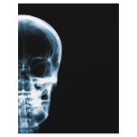 X-RAY VISION SKELETON SKULL - BLUE LETTERHEAD