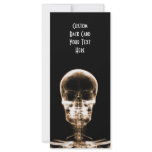 X-RAY VISION SKELETON SKULL - ORANGE CUSTOM RACK CARD