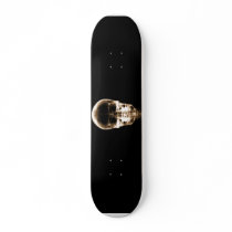 X-RAY VISION SKELETON SKULL - ORANGE SKATE DECKS