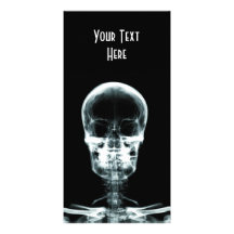 X-RAY VISION SKELETON SKULL - ORIGINAL PHOTO CARD