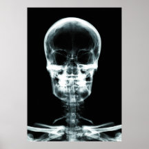 X-RAY VISION SKELETON SKULL - ORIGINAL POSTERS