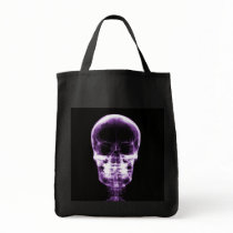 X-RAY VISION SKELETON SKULL - PURPLE BAGS