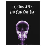 X-RAY VISION SKELETON SKULL - PURPLE flyers