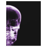 X-RAY VISION SKELETON SKULL - PURPLE PERSONALIZED LETTERHEAD