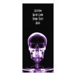 X-RAY VISION SKELETON SKULL - PURPLE CUSTOMIZED RACK CARD X-RAY VISION SKELETON SKULL - PURPLE CUSTOMIZED RACK CARD