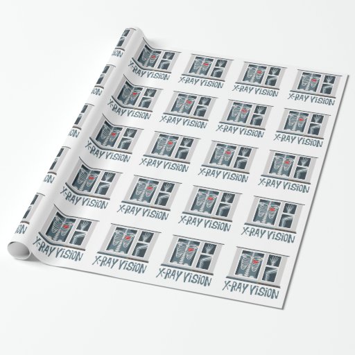 XRay Vision Wrapping Paper Zazzle