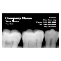 X-Rays of Teeth business cards